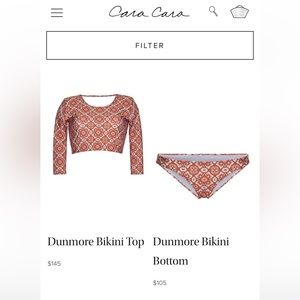 CARA CARA Dunmore Morocco print bikini set